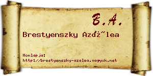 Brestyenszky Azálea névjegykártya